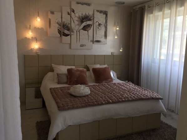 1 soveværelse, strygejern/strygebræt, Wi-Fi, sengetøj