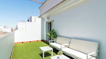Familie appartement, 2 slaapkamers | Terras