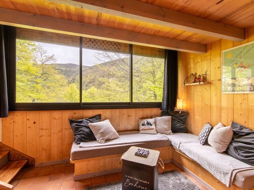 Chaleureux Appartement à Eaux-Bonnes, 2 Chambres, Résidence Tranquille, Idéal Été/Hiver