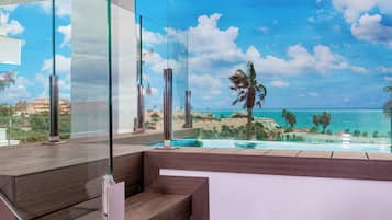 Luxury Apartment, Multiple Beds, Private Pool, Sea View | Terrace/patio