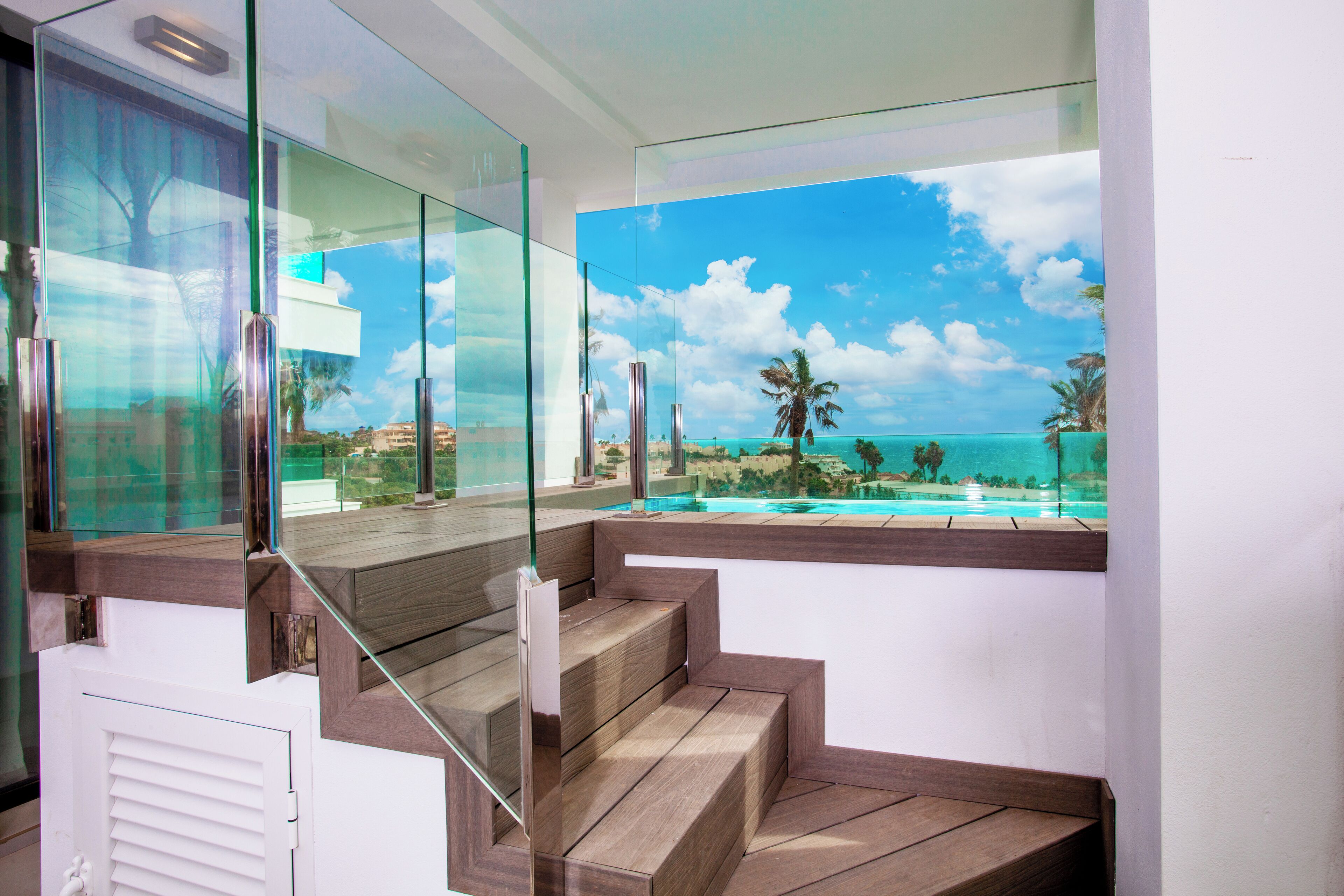 Luxury Apartment, Multiple Beds, Private Pool, Sea View | Terrace/patio