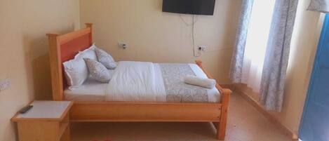 Deluxe tweepersoonskamer, voor 1 persoon | Lakens van Egyptisch katoen, luxe beddengoed, donsdekens, gratis wifi