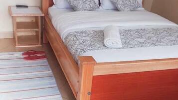 Egyptian cotton sheets, premium bedding, down comforters, free WiFi