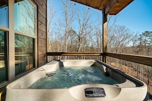 Bain à remous extérieur