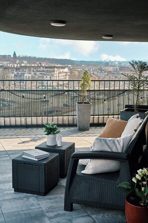 Apartamento, 2 habitaciones, 2 baños | Balcón