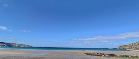 On the beach