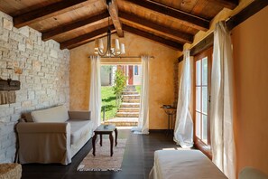 TV, fireplace - Villa Cehici by Villas Guide (Sveti Lovrec)