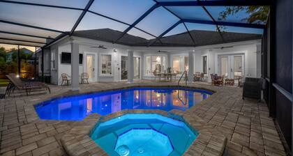 Heated Pool, Spa & Golf Simulator