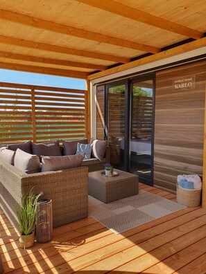 Terrace/patio - Mobile Homes Karlo & Dino (Medulin)