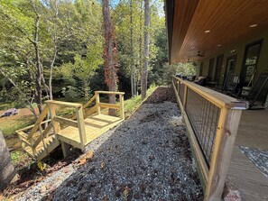 Terrace/patio -  Nick's House on Beautful Cowee Creek (Franklin)