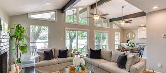 Private Dock & Fire Pit: Cedar Creek Reservoir Gem
