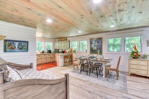 House (2 Bedrooms) | Interior - Mountain Escape w/ Gas Grill Near Lake Burton! (Clarkesville)