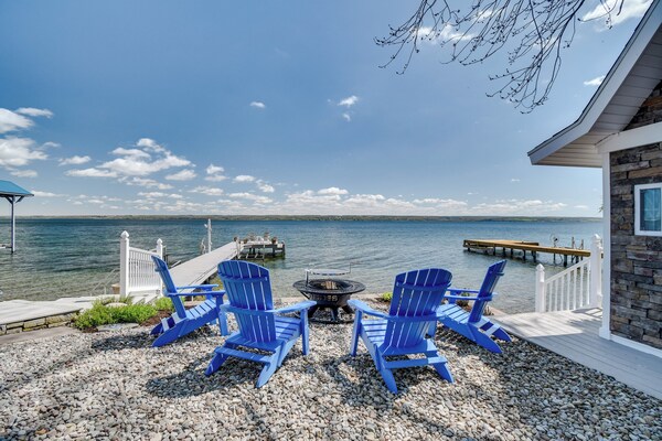 Waterfront Romulus Getaway W/ Private Dock! - Cayuga Lake, NY
