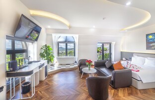 Premier-herbergi með tvíbreiðu rúmi - baðker | Ókeypis þráðlaus nettenging