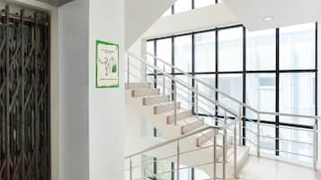 Escaleras con baranda