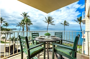 Outdoor dining - Kamaole Nalu, #504^ 2 Bedroom Condo by RedAwning (Kihei)