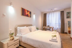 Standard Apartment, City View | 1 bedroom, desk, laptop workspace, iron/ironing board - The Enclave Revamp by YourHost (Nairobi)