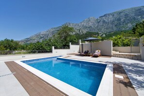 Una piscina riscaldata