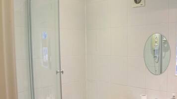 Hair dryer, towels