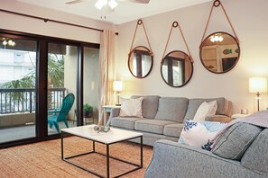 Apartamento, 2 camas de matrimonio (Club at Mexico Beach 1L Mermaid's Ret) | Zona de estar