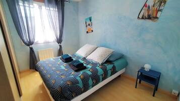 3 chambres, fer et planche Ă repasser, Wi-Fi gratuit, draps fournis