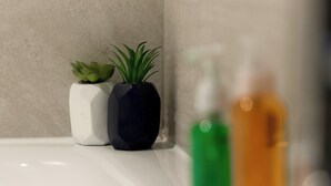 Studio | Tiện nghi phòng tắm | Buồng tắm vòi sen, khăn tắm 