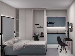 Desk, iron/ironing board, free WiFi, bed sheets - VISIONAPARTMENTS Lugano (Lugano)