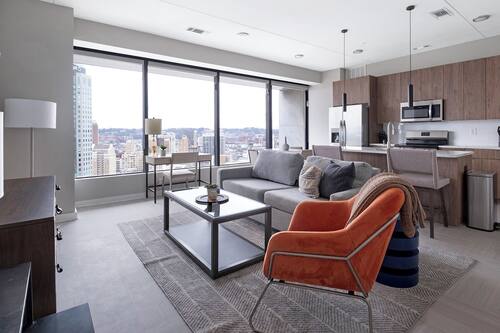 Apartment, 2 Bedrooms | Living area | TV