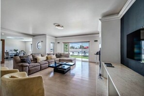 Villa, 5 Bedrooms, Smoking, Private Pool | Living area - Stunnig 5 Bedroom Private Pool Villa With Cinema Room (Loulé)
