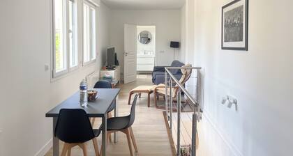 Superbe Loft au calme de 80m2 jardin + parking privatifs proche Paris et Disney