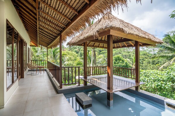 View from room - Tjendana Kanaka Jungle Resort Ubud (Payangan)