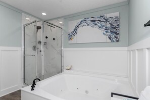 Towels, soap, shampoo, toilet paper