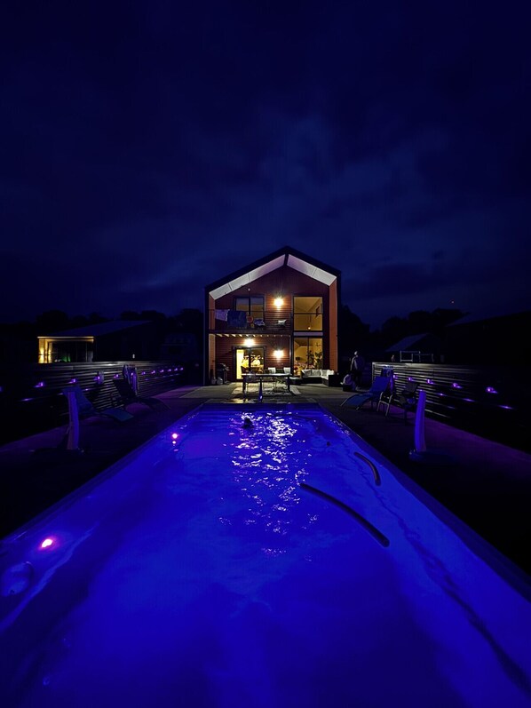 Una piscina climatizada