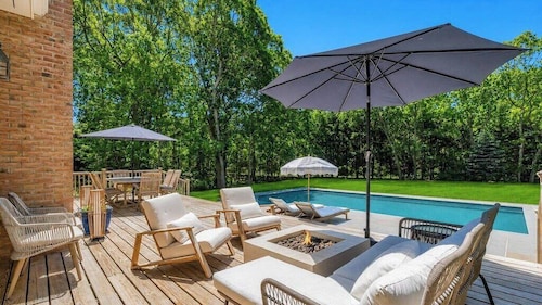 Newly Renovated, Centrally Located East Hampton Home, Total Privacy,...