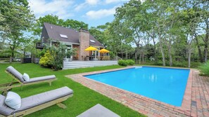 A heated pool - Newly Renovated, Centrally Located East Hampton Home, Total Privacy,... (East Hampton)