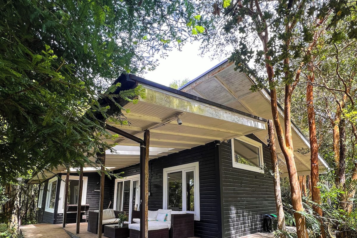 Deluxe-Haus, 2 Schlafzimmer, Kochnische, Meerblick | Terrasse/Patio