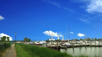 Chalet, 2 kamar tidur, patio, pemandangan kebun | Danau