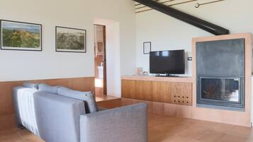 Smart-TV, Kamin, BĂŒcher