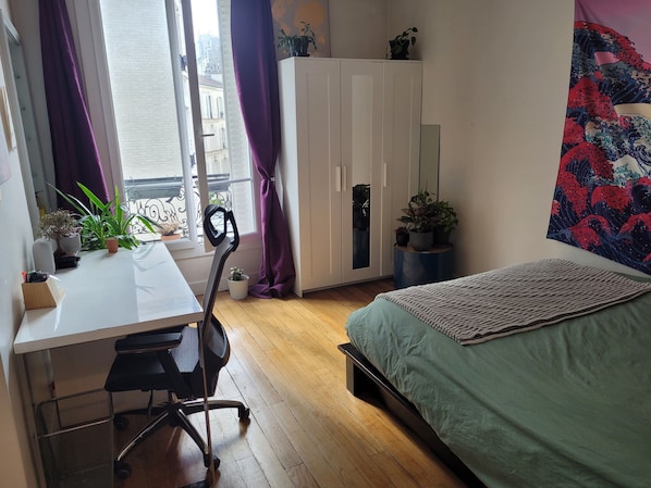 1 sovrum, strykjärn/strykbräda, wi-fi och sängkläder