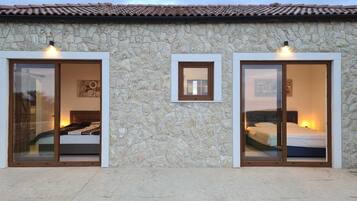 Fassade der Unterkunft