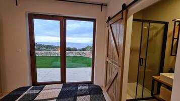 Blick von der Unterkunft