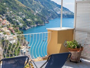 Panoramic Townhome, Sea View | Terrace/patio - Casa Bijou (Positano)
