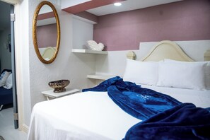 1 soverom, strykejern/-brett, wi-fi (inkludert) og sengetøy