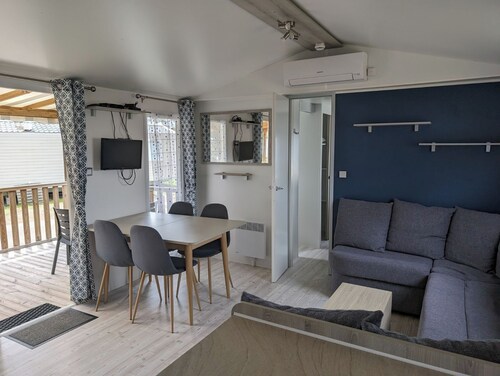 Mobil-home 6/8 Personnes sur le Camping les Dunes de Contis à St Julien en Born