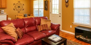 TV, DVD player, offices