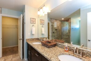 Shower, towels