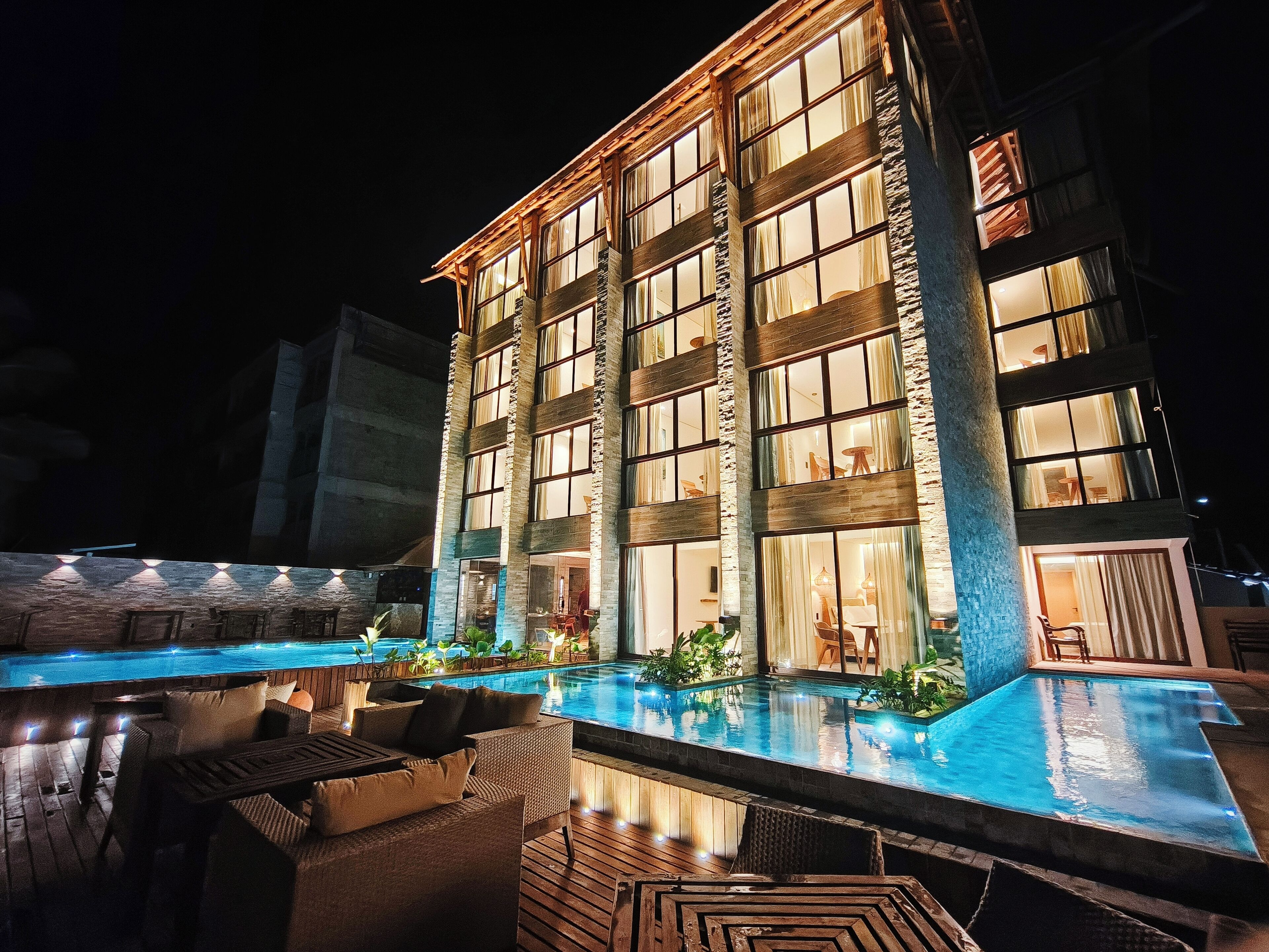 Façade de l’hébergement