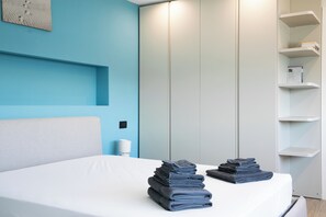 1 間睡房、熨斗/熨衫板、免費 Wi-Fi、床單