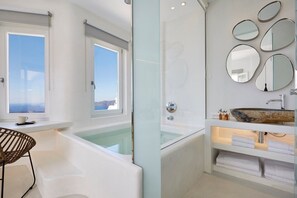 Shower, towels, soap, shampoo