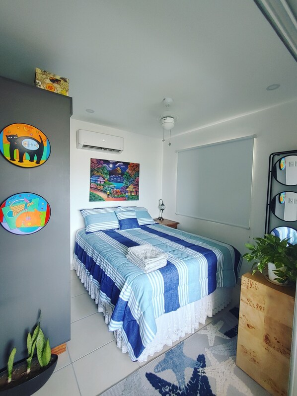 2 habitaciones, escritorio, wifi y ropa de cama